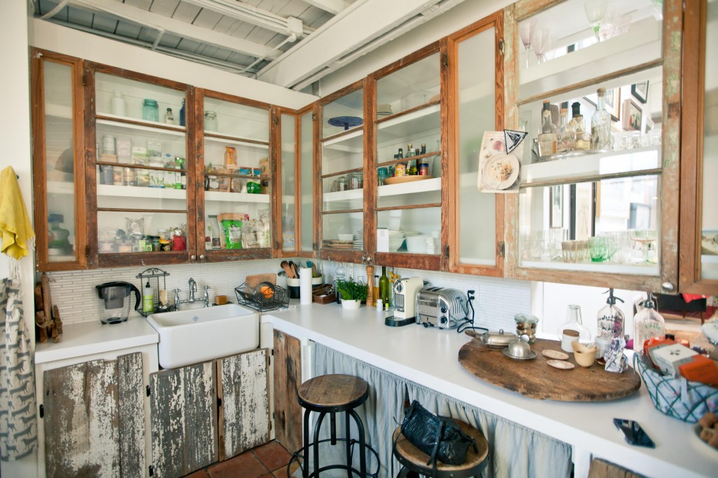 Reclaimed Wood Kitchen Cabinets 