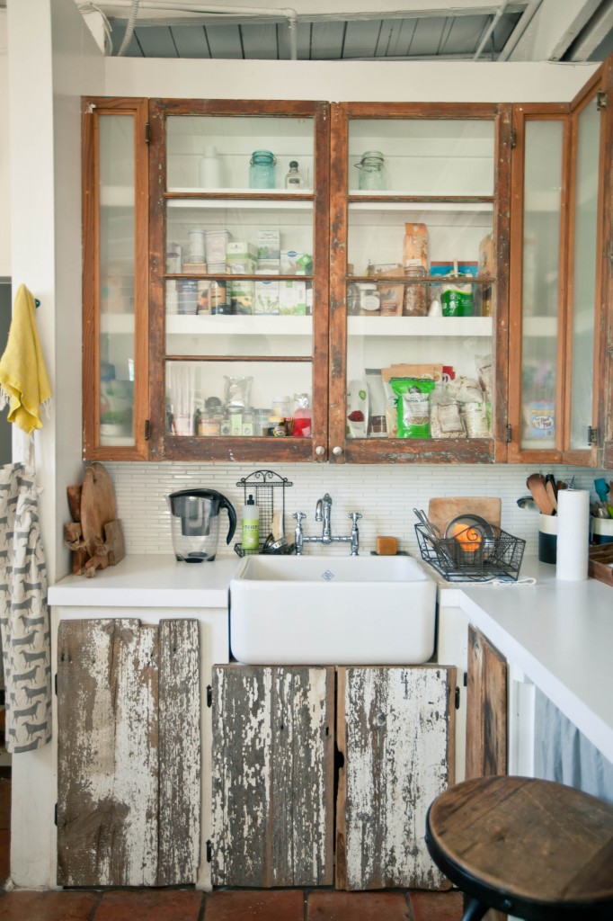 Reclaimed Wood Bohemian Kitchen