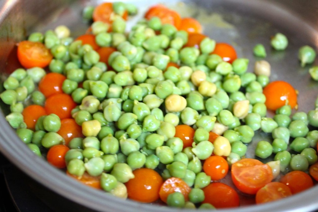 fresh garbanzo beans, quinoa, vegetarian dishes