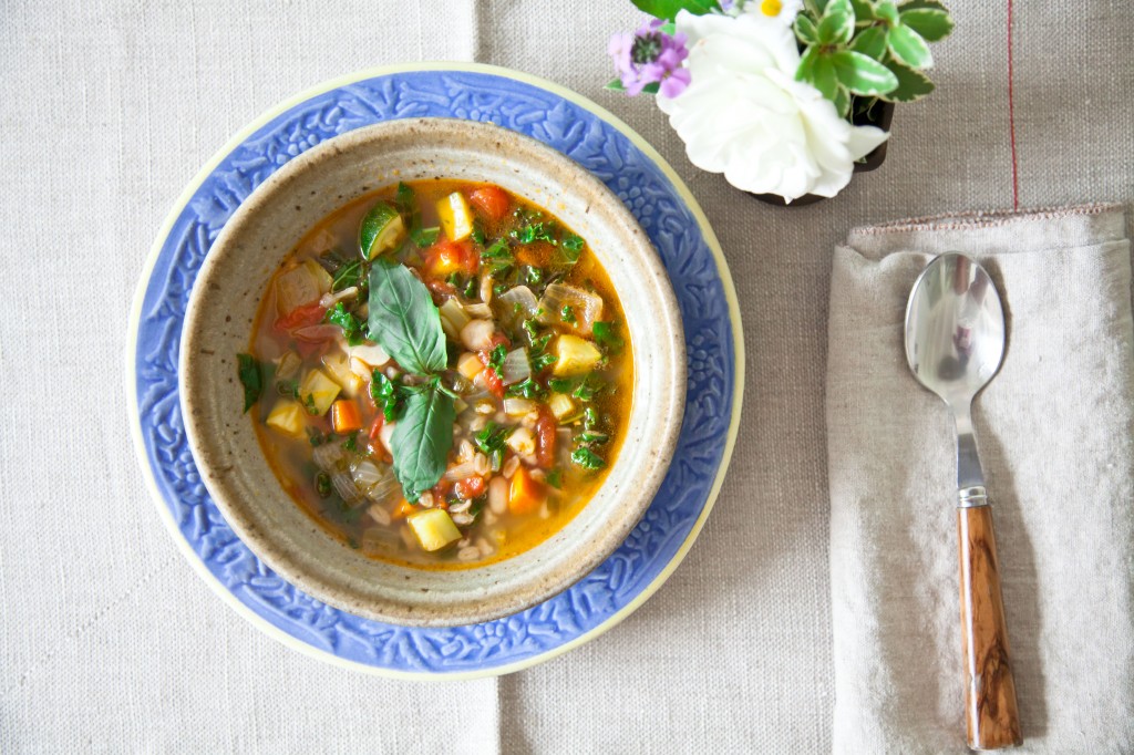 Pamela Salzman, Shiva Rose, Minestrone soup