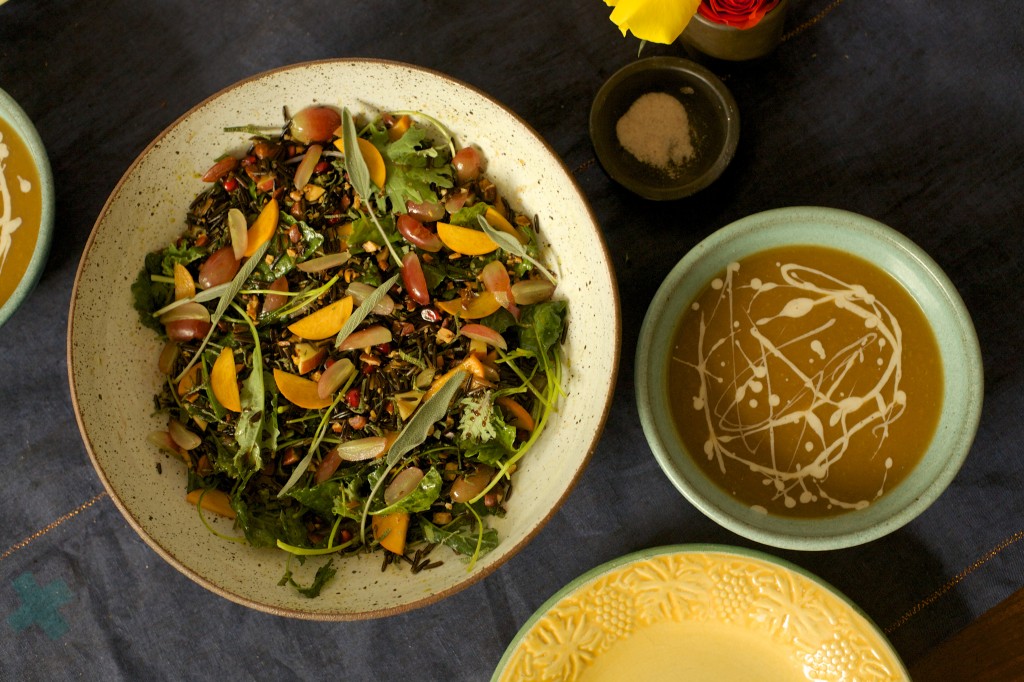 Wild rice salad, Thanksgiving dishes