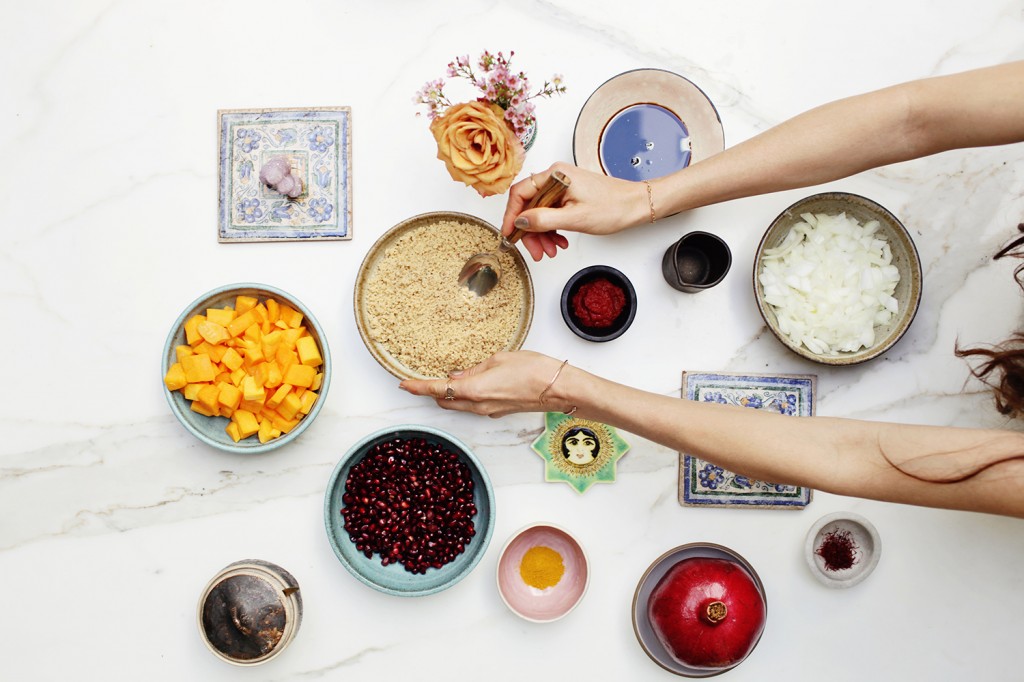 Persian Pomegranate Walnut Stew, Shiva Rose