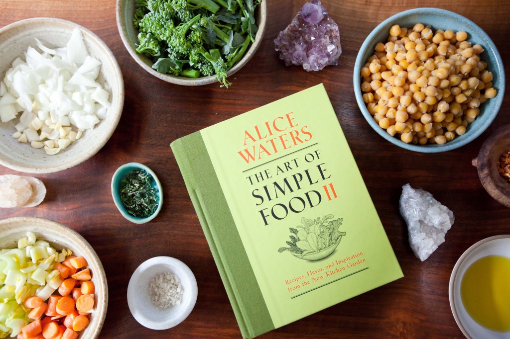 Alice waters recipe, chickpea soup