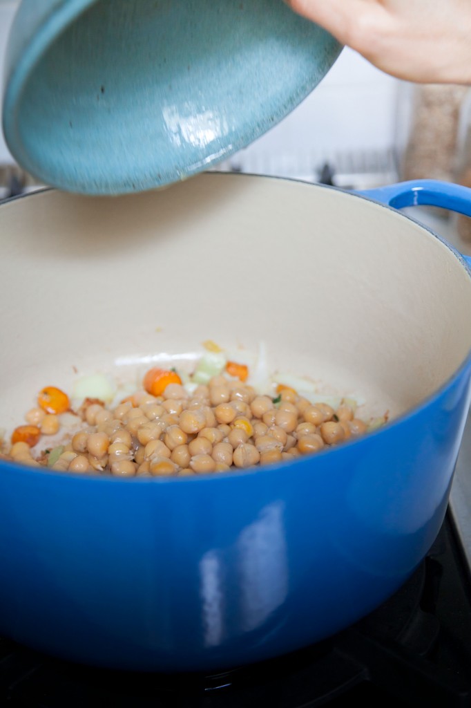 chickpea soup, shiva rose