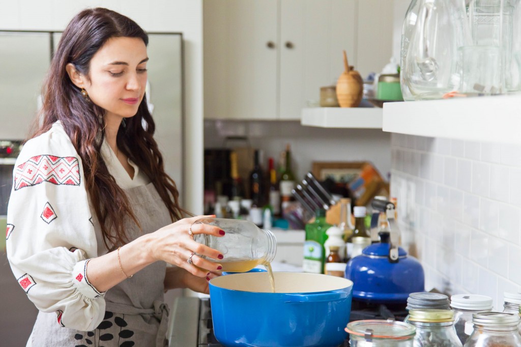 shiva rose, chickpea soup