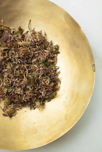 red clover tea, herbal remedies 