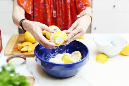 preserved lemons, cooking with lemons, the local rose 