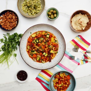 The Local Rose prepares three recipes using preserved lemons including Moroccan Vegan Tagine, Arugula Pistachio Pesto and Garam Masala Hummus.