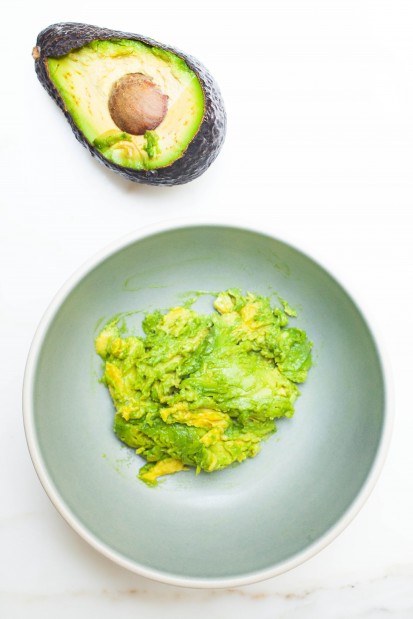 avocado mask for the hair 