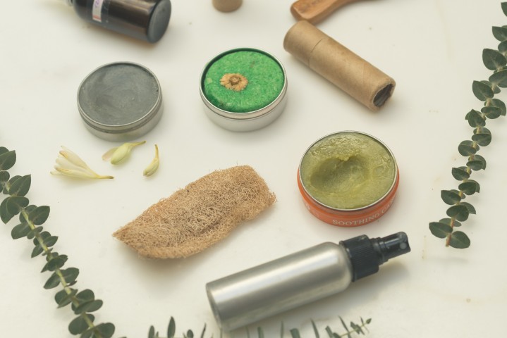 Shiva Rose along with Céline from Plastic Tides show their recipe for a natural medicine made of organic materials and herbs