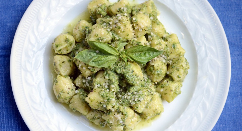 Gnocchi Super Food Pesto With Alexa