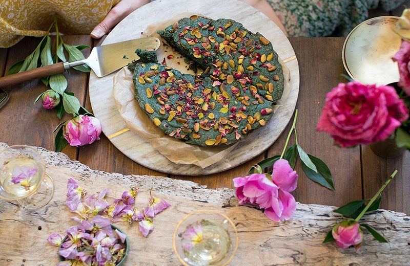 Lori Stern’s Pistachio Rose Tart